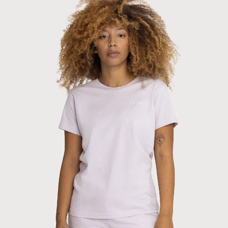 Organic Cotton T-Shirt Misty Lilac