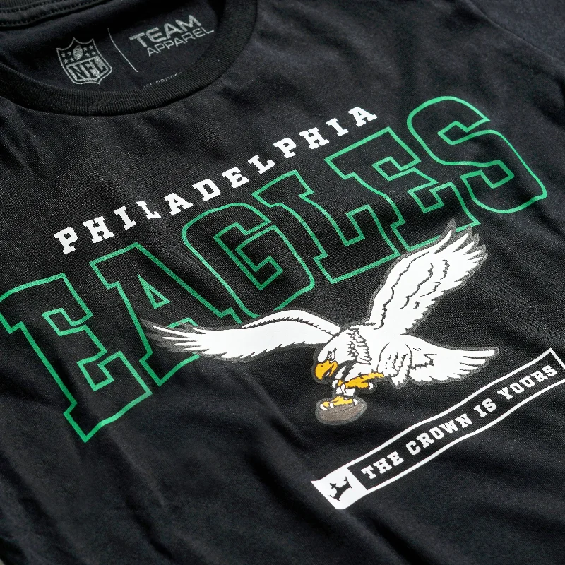 Philadelphia Eagles Crown Women's Short Sleeve T-Shirt