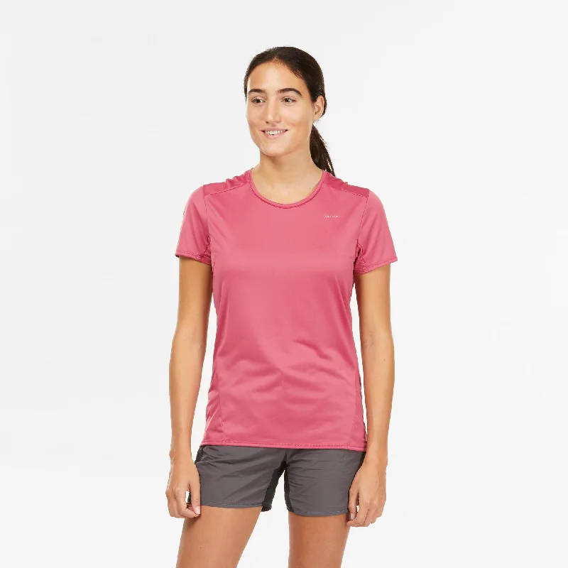 Quechua Women's Mountain Walking Short-Sleeved T-Shirt MH100