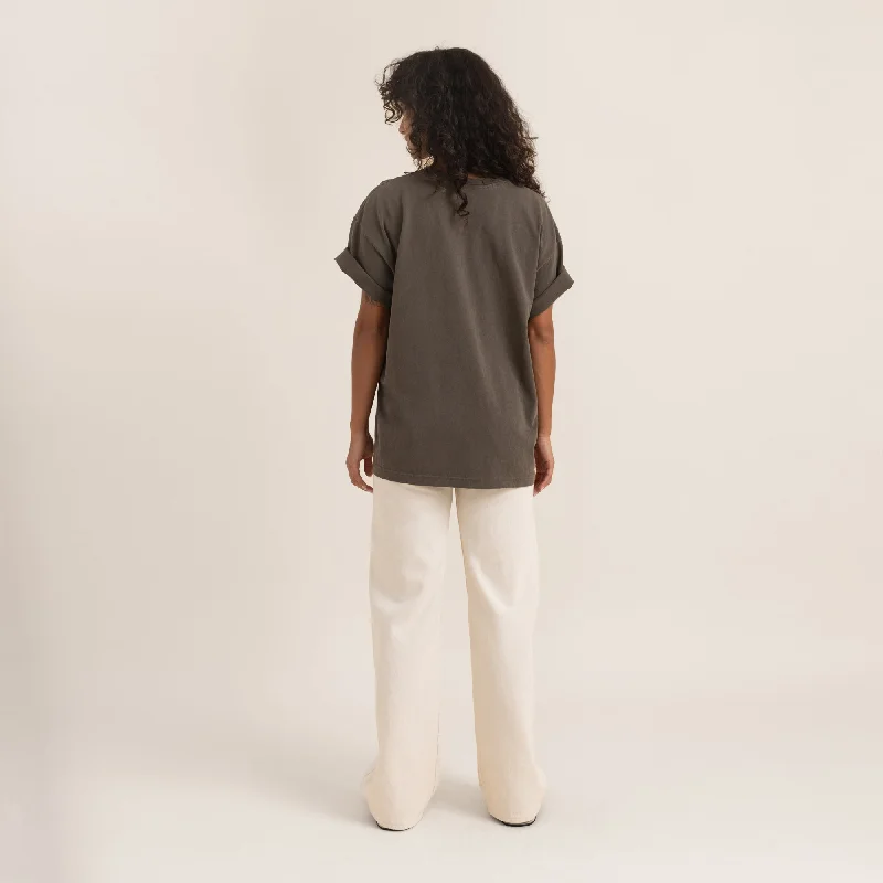 Road To Paradise Oversized Premium Tee - Mocha