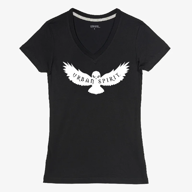 US Owl Women V-Neck