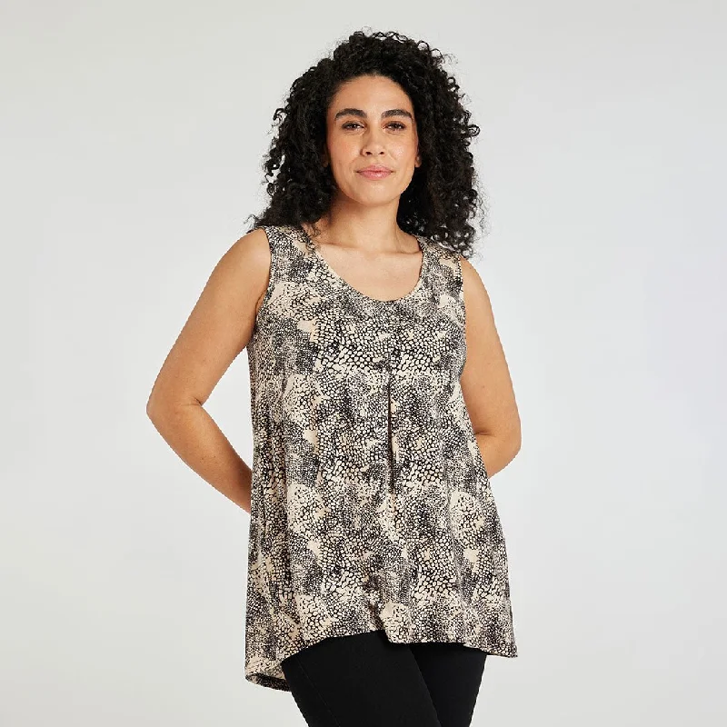 Ladies Pleat Front Vest