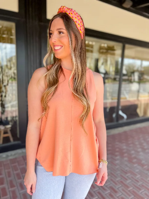 [Mud Pie] Dempsey Swing Tank-Peach