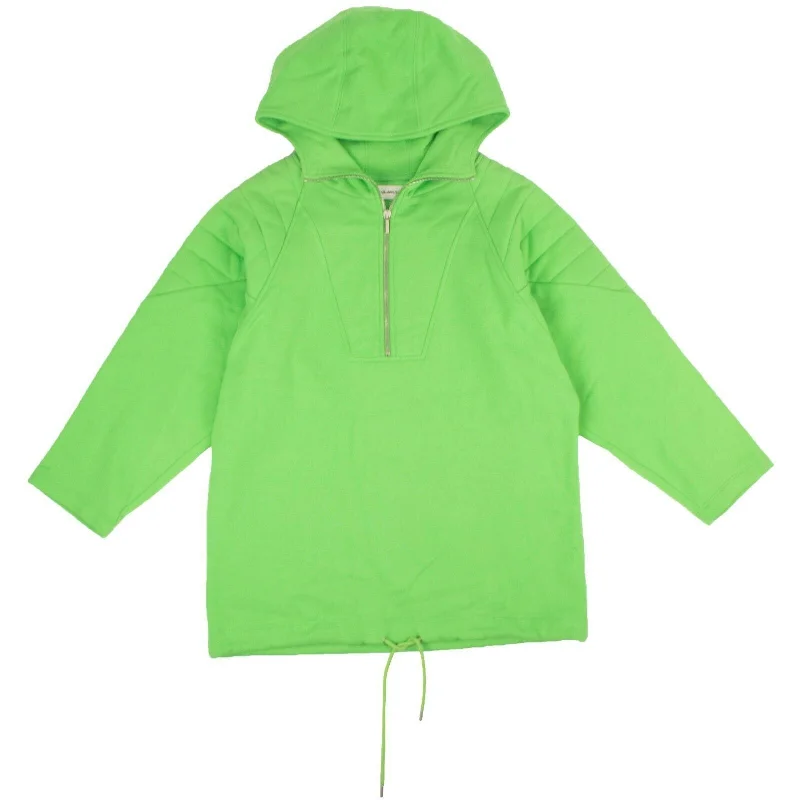 Green Balaclava Half Zip Hoodie