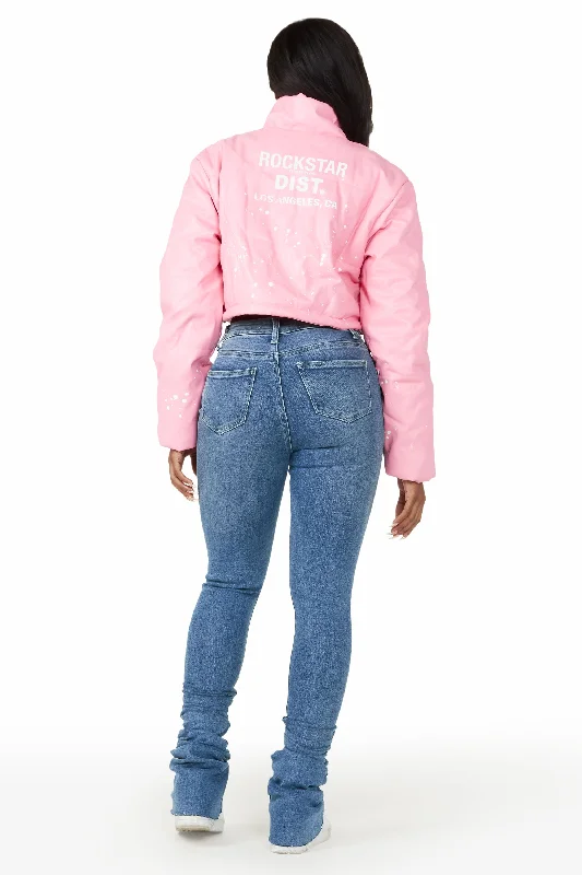 Toni Pink Art Dept. Puffer Jacket