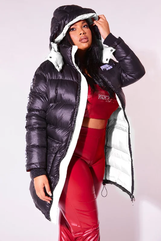 Nikita Black Long Puffer Jacket