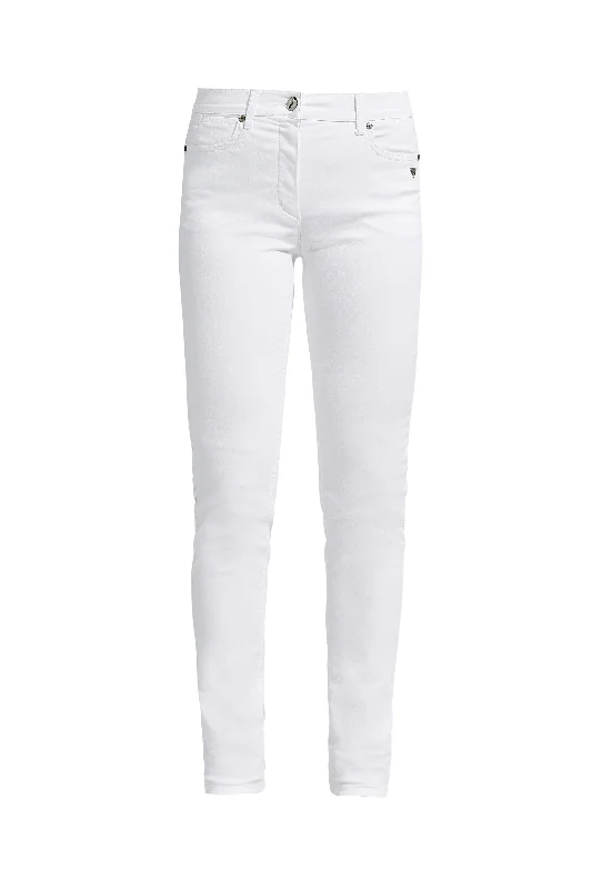 Laura Slim - Medium Length - White