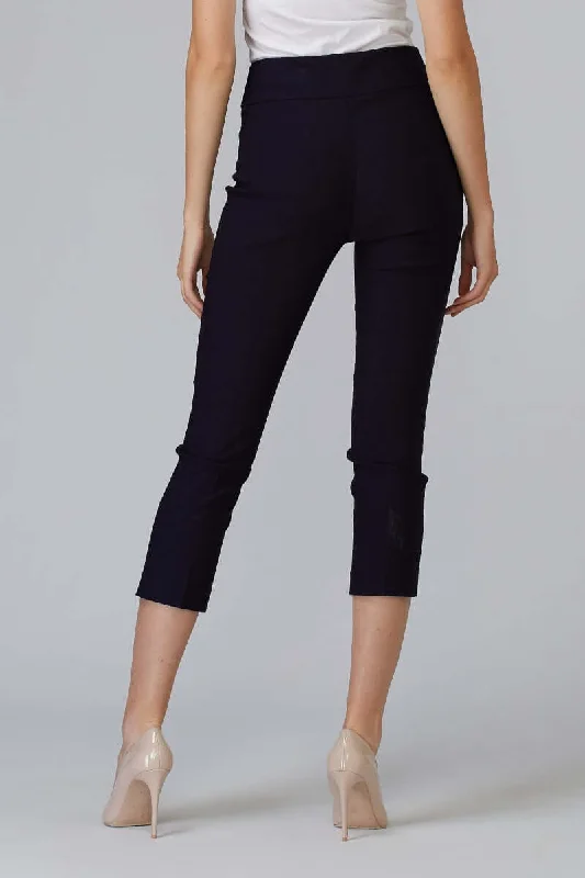 3/4 Pant in White, Midnight Blue & Black 201536P by Joseph Ribkoff Sizes