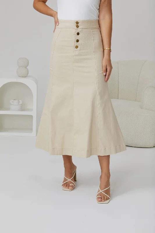 Aivee Skirt - Beige