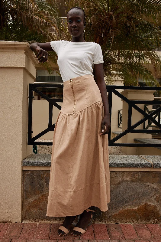 Ardelle Skirt - Beige