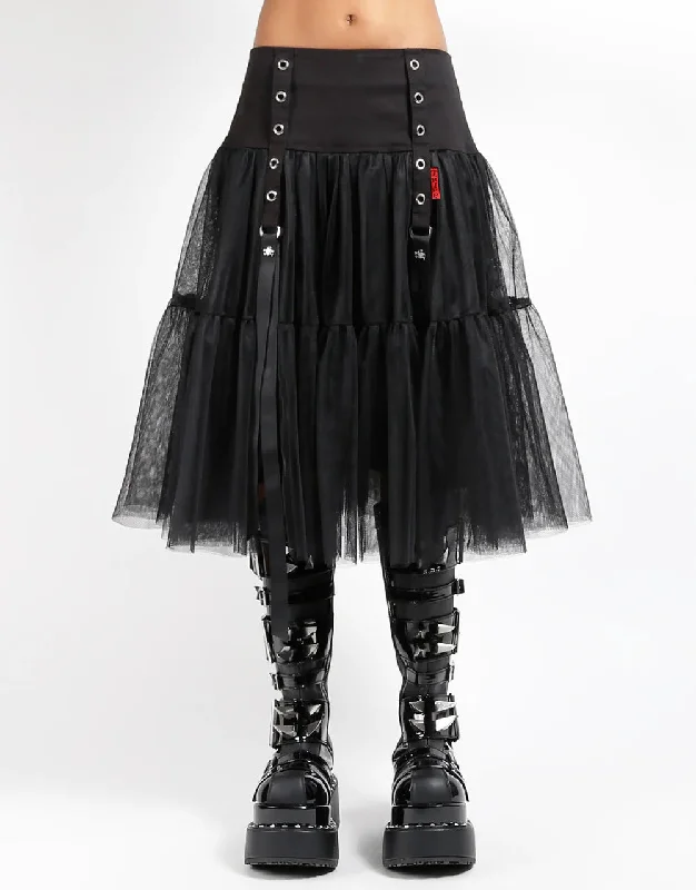 Black Tutu Ribbon Skirt