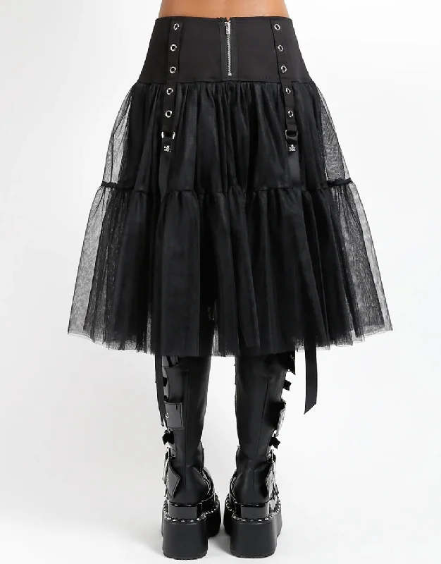 Black Tutu Ribbon Skirt