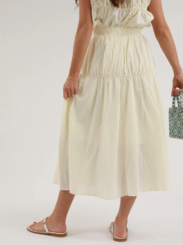 Charlie Ivory Skirt