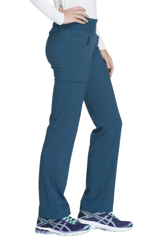 Forté Health iFlex TALL Straight Leg Pull-on Pant Caribbean Blue - Inseam 34