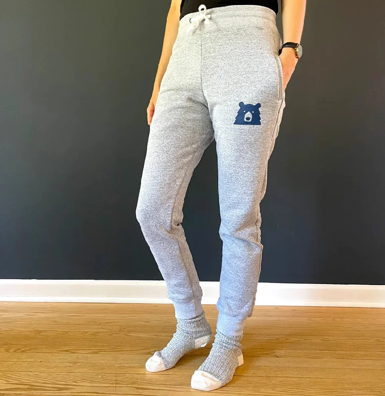 Jogger Fit Sweatpants (Ash Marl + Navy)