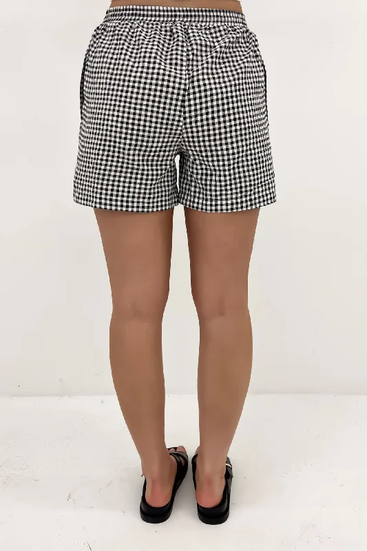 Jude Short Black Gingham