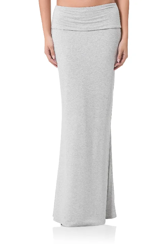 Krishna Maxi Skirt - Heather Grey