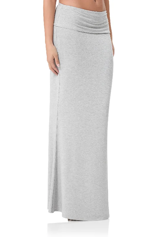 Krishna Maxi Skirt - Heather Grey