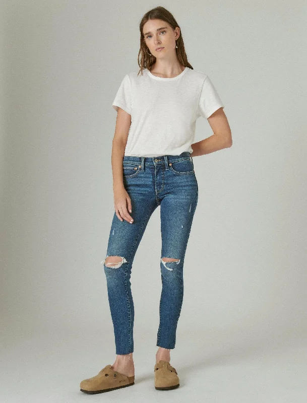 Lucky Brand Women's Mid Rise Ava Skinny Jean