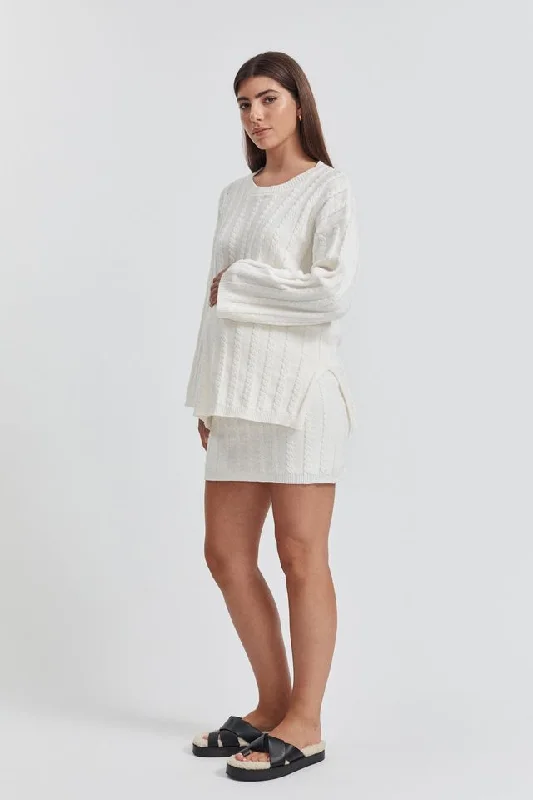 Cable Knit Skirt - FINAL SALE