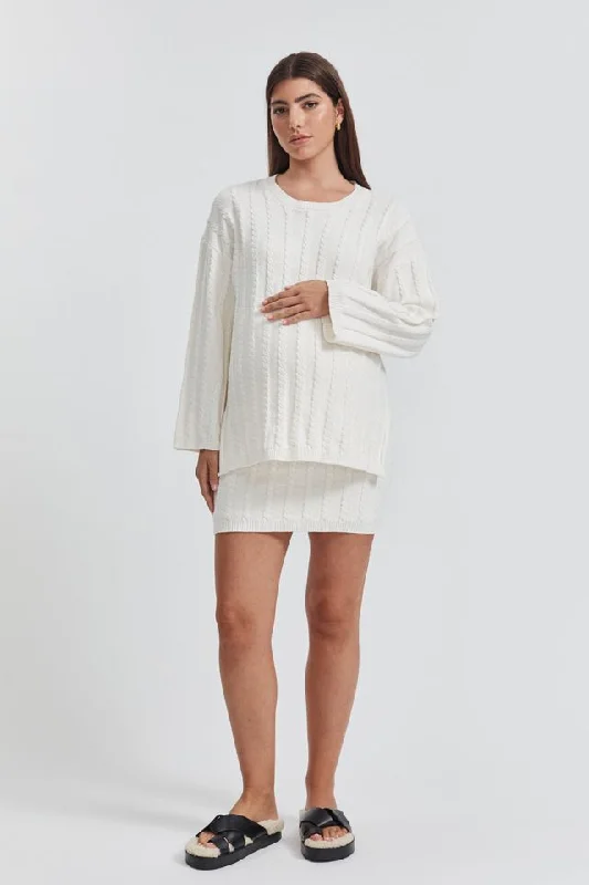 Cable Knit Skirt - FINAL SALE