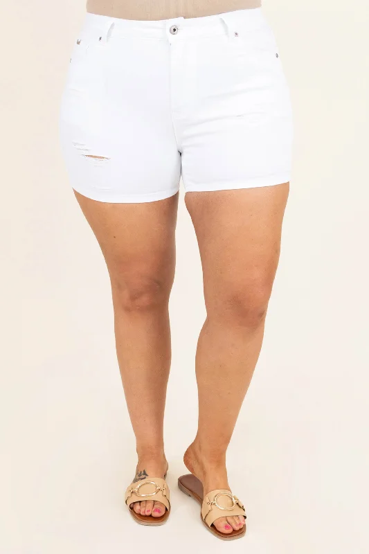 My Day Shine Shorts, White