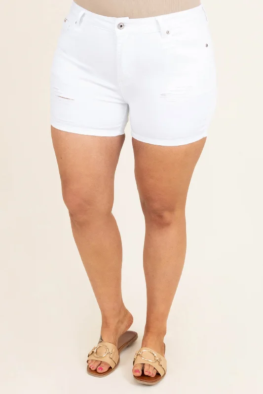 My Day Shine Shorts, White