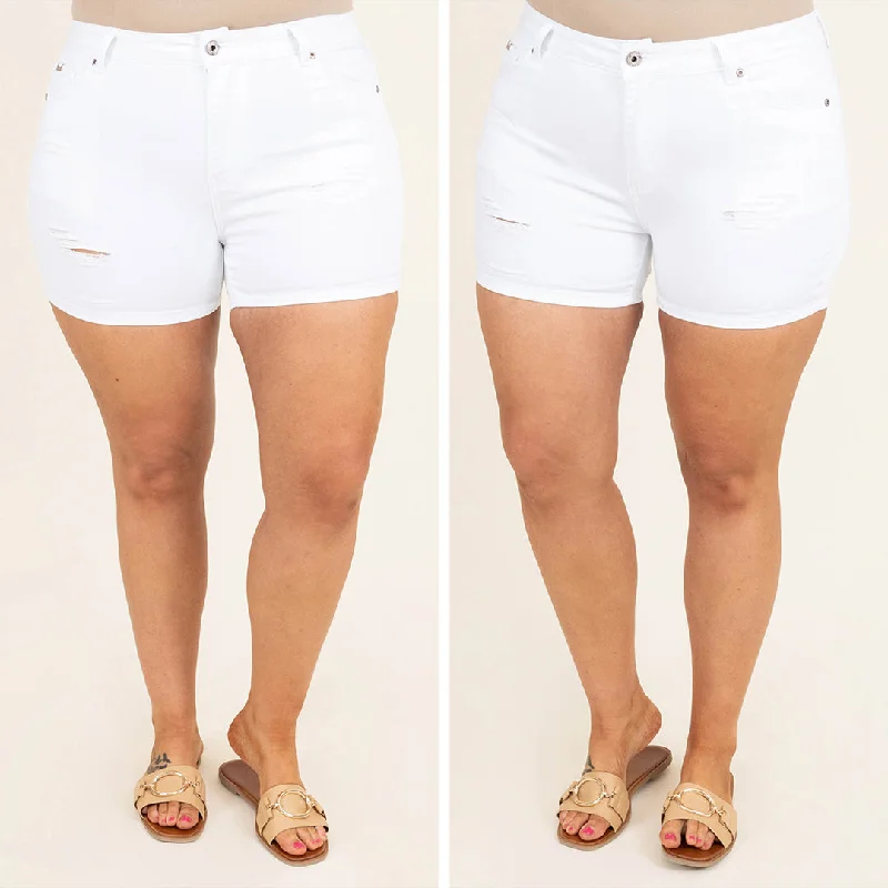 My Day Shine Shorts, White