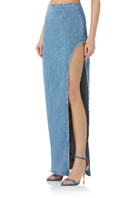 Nadia Maxi Skirt - South Pacific Wash