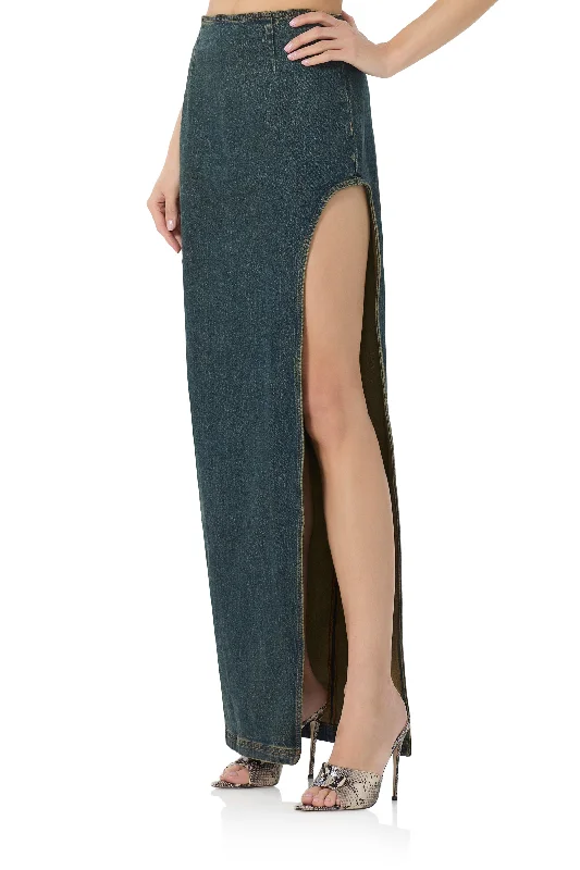 Nadia Maxi Skirt - Tinted Wash