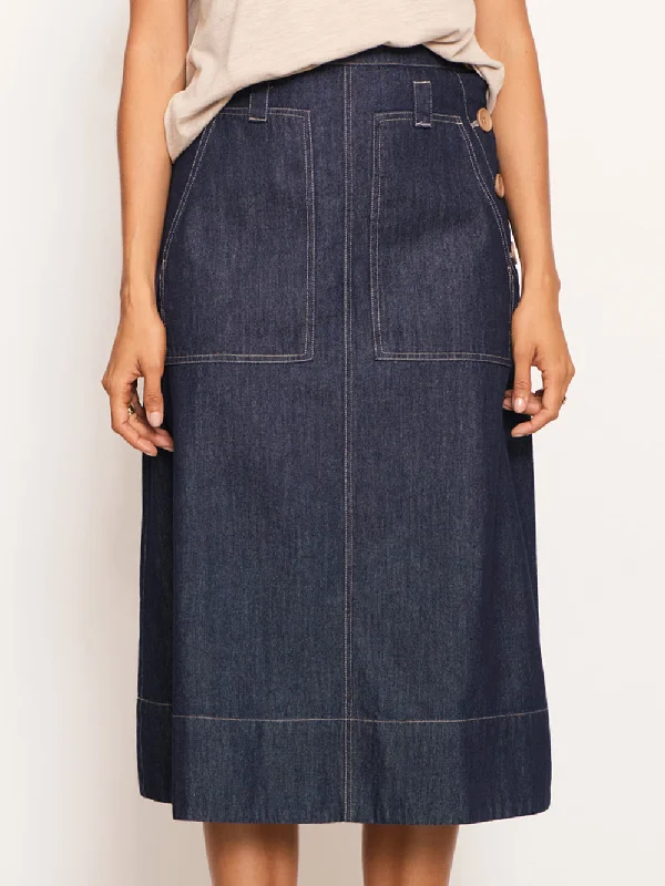 POL RAYDEL DENIM SKIRT