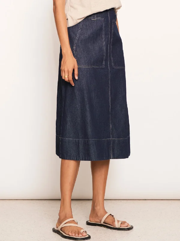 POL RAYDEL DENIM SKIRT