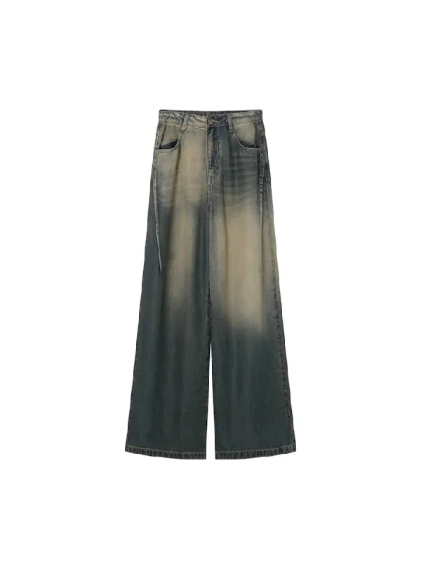 Straight wide leg jeans【s0000007119】