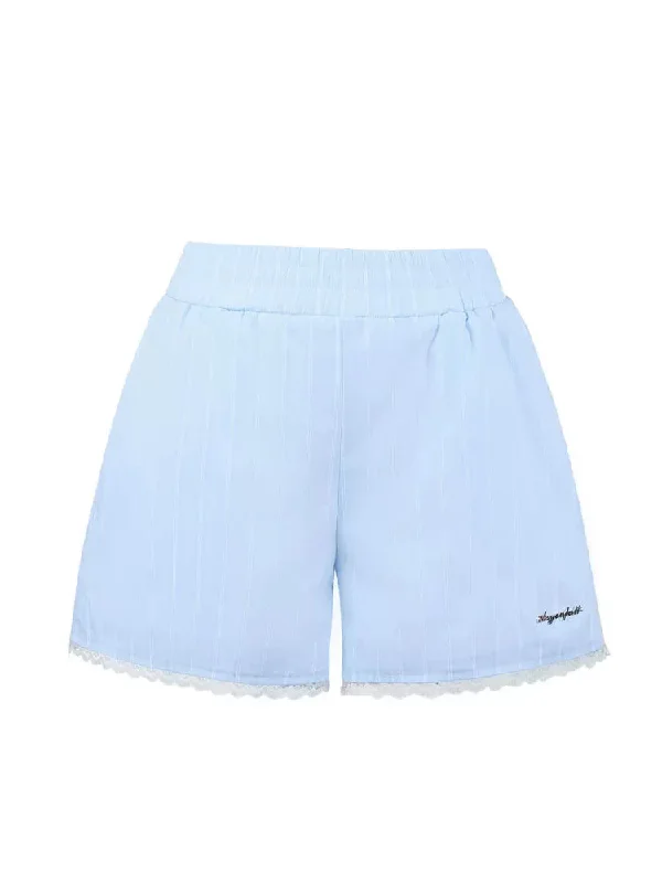 Striped casual shorts【s0000007239】