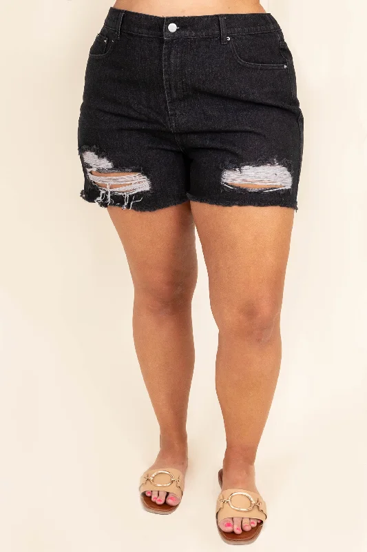 Sunset Surf Shorts, Black