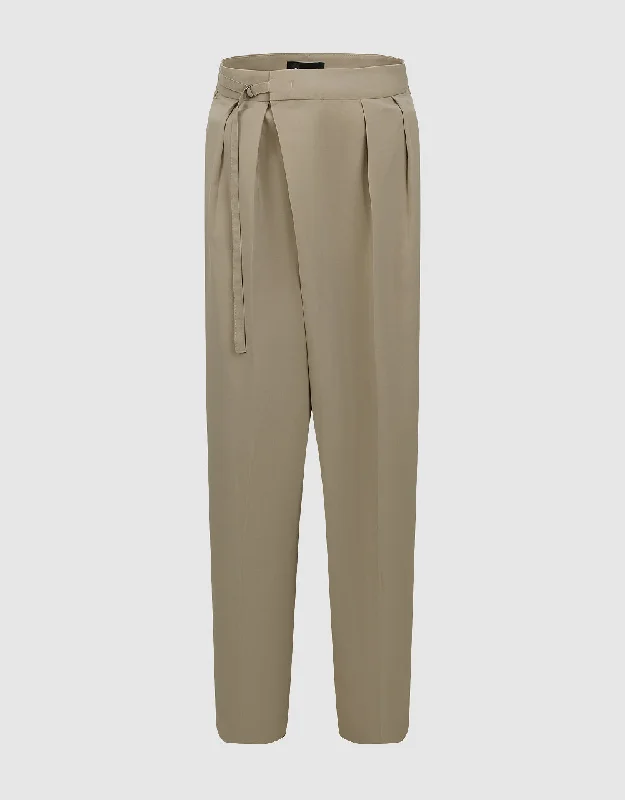 Tailored Straight Pants