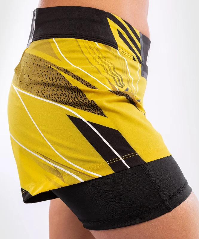 UFC Venum Authentic Fight Night Women's Shorts - Short Fit - Yellow