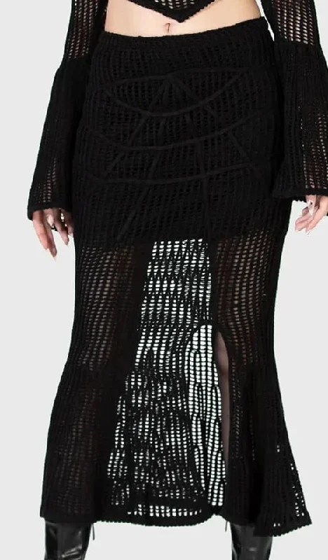 Widows Prey Knit Skirt